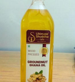 Premium Wood Pressed Groundnut Oil (1L)